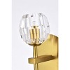 Elegant Lighting Eren 1 light Chrome wall sconce - 2 of 4