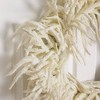 Nearly Natural 24" Artificial Real Touch White Norfolk Island Pine Wreath with Natural Look - 3 of 4