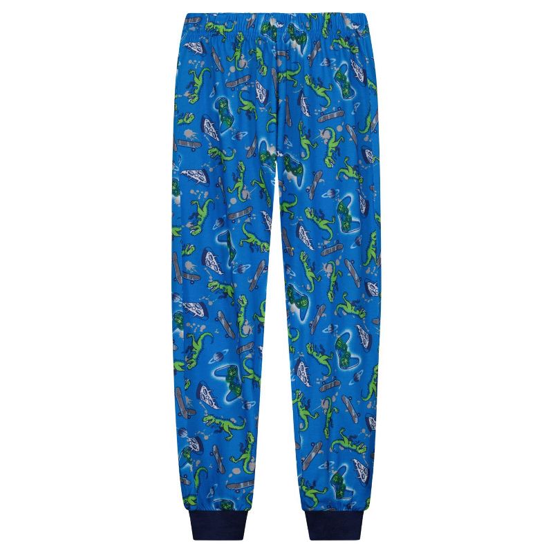 Sleep On It Boys 2-Piece Short-Sleeve Jersey Pajama Pants Set, 4 of 8