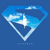 Womens Superman In the Sky Racerback Tank - 2 of 4