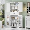 Bella Depot Bathroom Storage Cabinet,Drawer with Slide Rails,Adjustable Shelf - 2 of 4