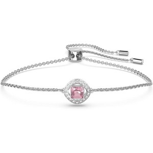 'Una Angelic' Bracelet with Cushion Cut Crystals, Sparkling Clear Stone Jewelry for Women - 1 of 4