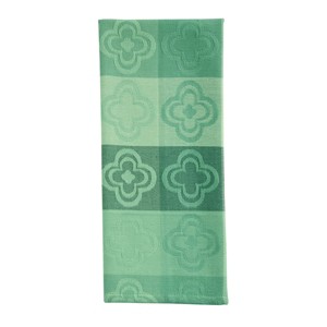 Patricia Heaton Home Green Geo Jacquard Dishtowel Set of 2 - 1 of 4