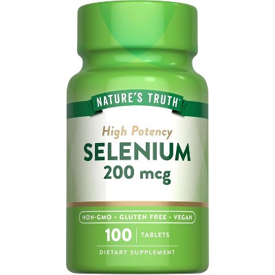 Nature's Truth Selenium 200mcg | 100 Tablets