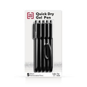 TRU RED Retractable Quick Dry Gel Pen Medium Point 1.0 TR56952 - 1 of 4