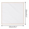 INSPIRE CHIC Men's Cotton Contrast Solid Color Tuxedo Pocket Squares Handkerchiefs - 2 of 4