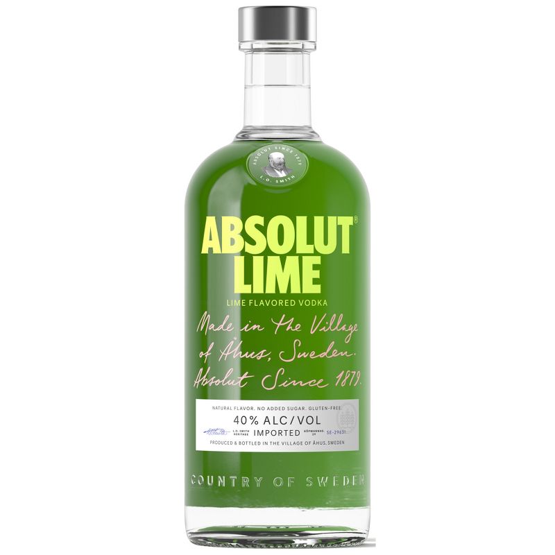 Absolut Lime Vodka - 750ml Bottle, 1 of 8