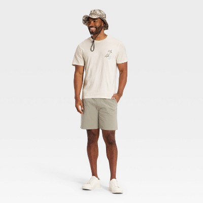 Мужские футболки Goodfellow & Co Men's Short Sleeve Mix & Match Graphic T-Shirt - Goodfellow & Co™ Ivory XXL — фото 2