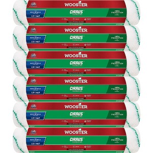 Wooster Genuine 14" Cirrus 1/2" Nap Roller Cover 6-Pack, R194-14-6PK - 1 of 1