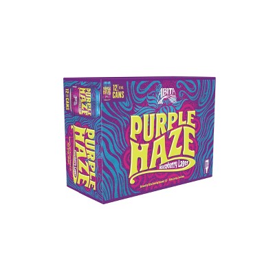 Abita Purple Haze Raspberry Lager Beer - 12pk/12 fl oz Cans