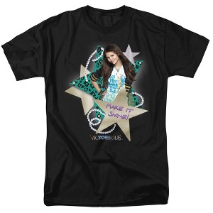 Victorious Make It Shine! Adult T-Shirt Black - 1 of 4