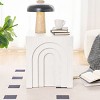 Coolbibila Modern Wooden Square Small Coffee Table,Bedside Table With Imitation Solid Wood Design,MDF Side Table For Living Room Bedroom - 3 of 4