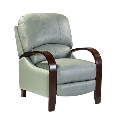 Alexandra Genuine Leather Manual Recliner | ARTFUL LIVING DESIGN