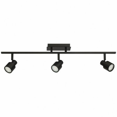 Lincoln Matte Black Adjustable LED Track Light