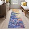 Acekool Abstract Runner Rug - Washable 2x6 Non-Slip Area Rug for Kitchen, Hallway & Bedroom - 3 of 4