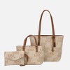 MKF Collection Aylet M Women's Vegan Leather Tote with Matching Mini Bag and Wristlet Purse by Mia K - 2 of 4