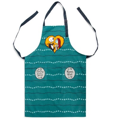 Robe Factory LLC The Nightmare Before Christmas Jack and Sally Kitchen Apron | One Size Fits Most