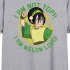 Women's - Avatar: The Last Airbender - Toph Melon Lord Oversized Graphic T-Shirt - 2 of 4