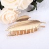Unique Bargains Women's Leaf Metal Large Hair Clips 1 Pc - 3 of 4