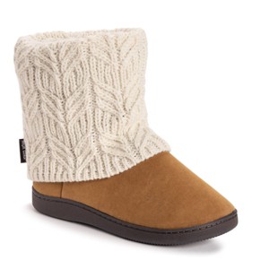 MUK LUKS Women's Raquel, Ivory, XL (11-12) - 1 of 4