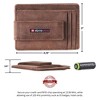 Alpine Swiss Harper Mens RFID Slim Money Clip Front Pocket Wallet Minimalist Leather ID Card Holder - 3 of 4