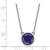 Black Bow Jewelry Sterling Silver Delta Phi Epsilon Greek Life Necklace 18 Inch - 3 of 4