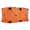 Lumiparty Pop-Up Ice Fishing Shelter, 5-7 Person Insulated Tent, Portable Hub-Style Ice Fishing Shelter, 68 Square Feet of Fishable Area - 2 of 4