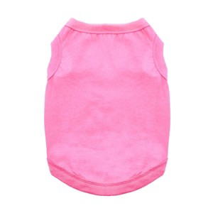 Doggie Design 100% Cotton Dog Tank - Carnation Pink - 1 of 3
