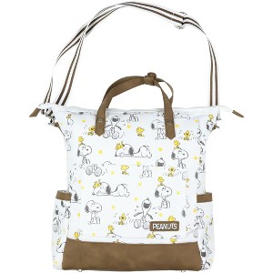 Intimo Peanuts Backpack Snoopy and Woodstock Convertible Totepack with Carrying Handles Multicolored - 1 of 4