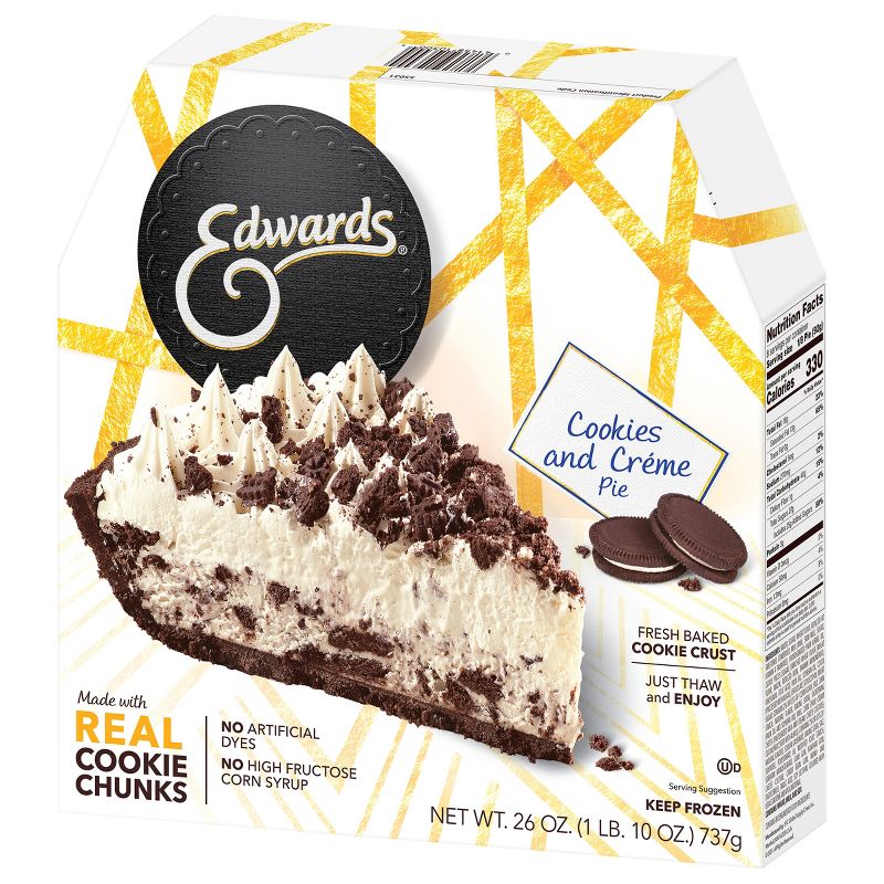 Edwards Frozen Cookies and Creme Pie - 26oz, 3 of 11