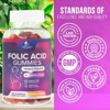 Folic Acid Gummies for Women 785 mcg, Essential Prenatal Vitamins for Mom & Baby, Vegan Folic Supplement Gummy, Vitamin B9 Chewable - 120 Gummies - 4 of 4