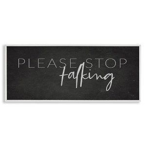 Stupell Industries Sassy Please Stop Talking, 30" x 13" - 1 of 4