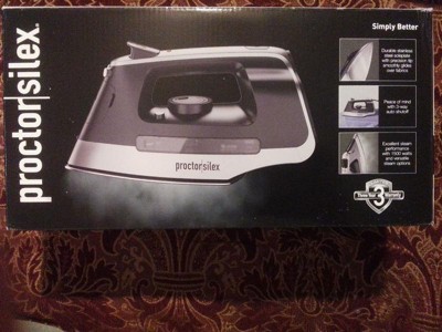 Proctor Silex Steam Iron With Retractable Cord : Target