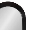 Kate & Laurel All Things Decor 10"x40" Niya Metal Panel Wall Mirror Black - 2 of 4