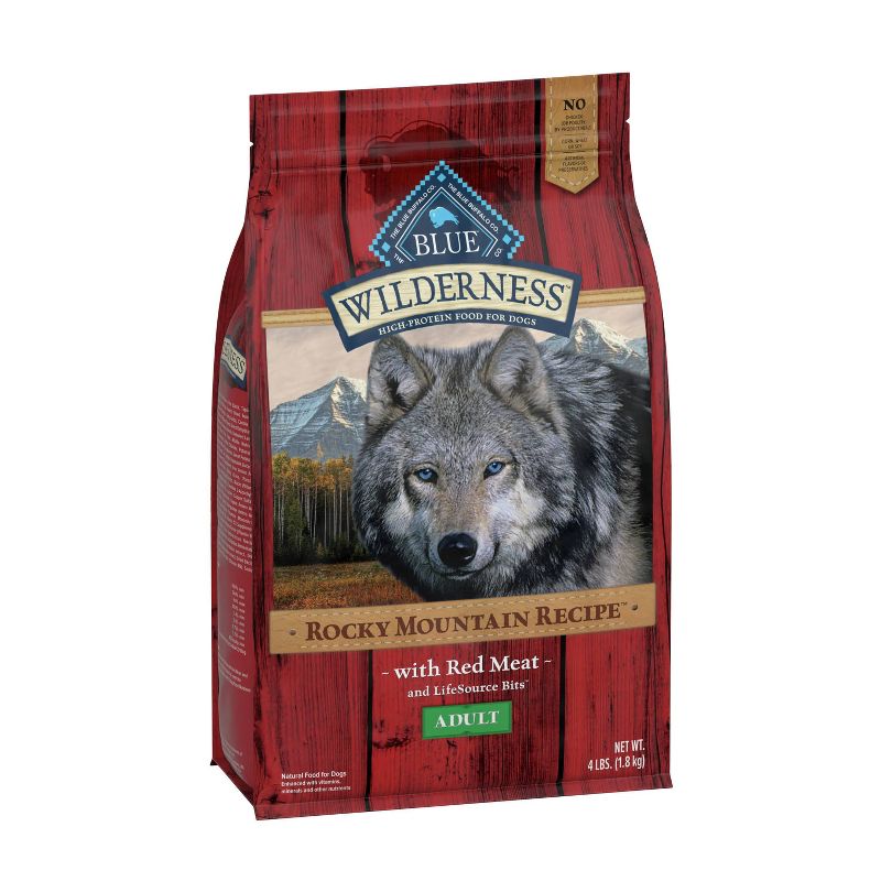 Blue Buffalo Wilderness Rocky Mountain Recipe High Protein Natural Adult Dry Dog Food with Red Meat, 6 of 12