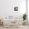 Stupell Industries Elegant Glam Fashion Floral Bag on Bookstack Black Framed Giclee Art - 2 of 4