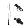Unique Bargains Adjustable Keys Whistle Badge Holder Wrist Lanyard with Sling Clip 3 Pcs - 2 of 4
