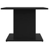 vidaXL Black Coffee Table 55,5x55,5x40 cm Particleboard - 3 of 4