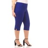 Rekucci Curvy Woman Pull-On Mid-Rise Capri Pants with Tummy Control - 2 of 4