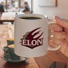 Elon University Secondary Logo Ceramic Coffee Mug Novelty Gift Mugs for Coffee Tea and Hot Drinks 11oz White - 4 of 4