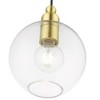 Livex Lighting Downtown 1 - Light Pendant in  Satin Brass - 4 of 4
