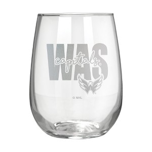 NHL Washington Capitals The Vino Stemless 17oz Wine Glass - Clear - 1 of 2