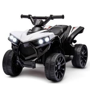 Acekool Kids 6V ATV 4 Wheeler Ride-On Toy with Music, Foot Pedal, Wear-Resistant Wheels, Battery Powered Electric Quad Car - 1 of 4