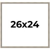 PosterPalooza | Photo Size Classic Modern Silver Frame - UV Acrylic, Foam Board Backing, Hanging Hardware - 2 of 4