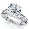 Pompeii3 Certified 2.90Ct Round Diamond Engagement Ring 14k Gold or Platinum Lab Created - 3 of 4