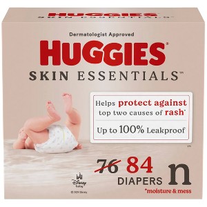 Huggies Skin Essentials Diapers - (Select Size and Count) - 1 of 4