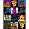 Five Nights at Freddy's Graphic Grid Boy's Black T-shirt - image 2 of 3