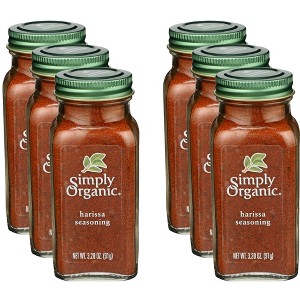 Simply Organic Seasoning Harissa - Pack of 6 - 3.2  OZ - 1 of 4