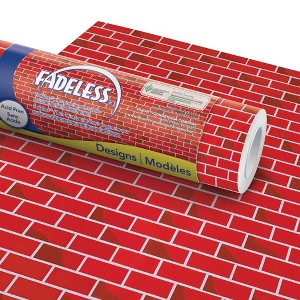 Fadeless Designs Paper Roll, Tu Tone Brick, 48 Inches x 50 Feet - 1 of 4