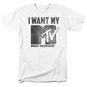 Mtvmtv I Want It Adult T-Shirt White - 1 of 4